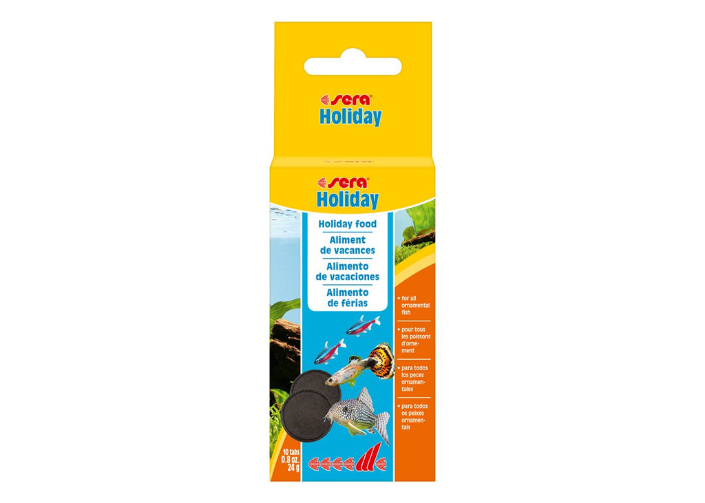 Sera Holiday Tabs fish holiday food 10 tablet pack
