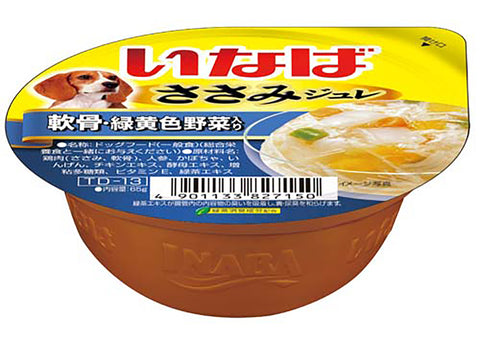 Inaba Chicken Flake Jelly For Dog - In Vegetables and Chicken Cartilage Broth
