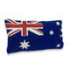 Soft Plush Flag Shape Toy - Interactive Dog Toy - Austrlian Flag