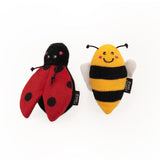 ZippyClaws Ladubug and Bee 2pk