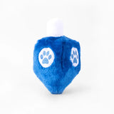 Zippy Paws Plush Squeaker Dog Toy - Hannukah Dreidel