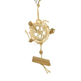 Envipets Straw Bird Toy with Wooden Beads & Blocks