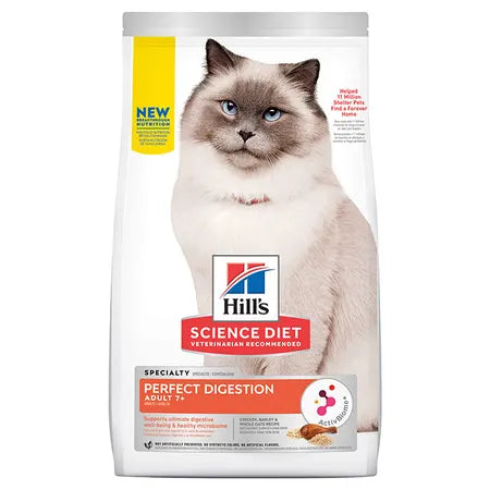 Upmarket Pets | Hills Science Diet Cat Perfect Digestion 7+ 2.72kg