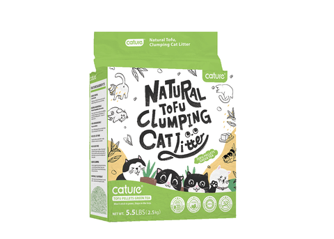 CATURE Tofu Clumping Cat Litter Green Tea 18L/7.2Kg