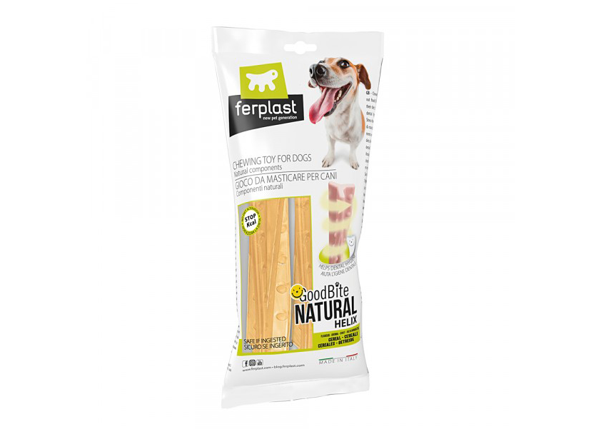 Ferplast Goodbite Natural L jeu de bot d'hygiène bucco-dentaire, jambon