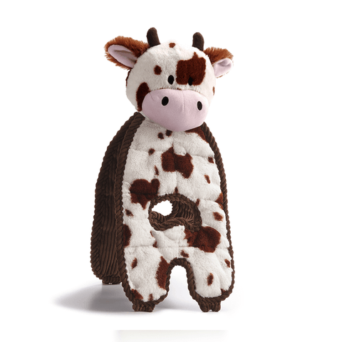 Cuddle Tugs - Cow Dog Toy by Charming Pet
