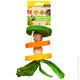 Veggie Rope And Straw Chew Hanging Hula