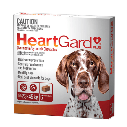 HeartGard Plus Chews 23 - 45kg Brown