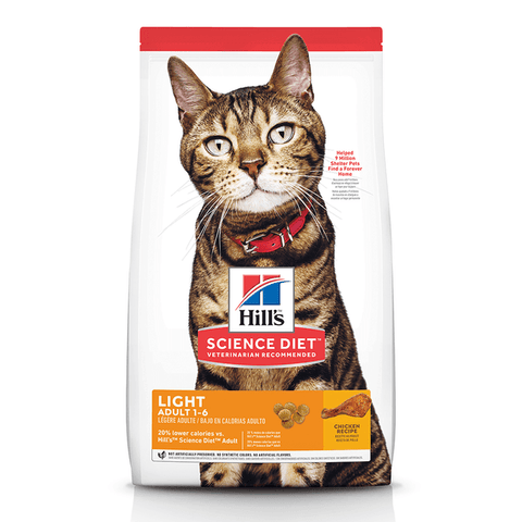 Upmarket Pets | Hills Science Diet Cat Adult Light Dry Cat Food