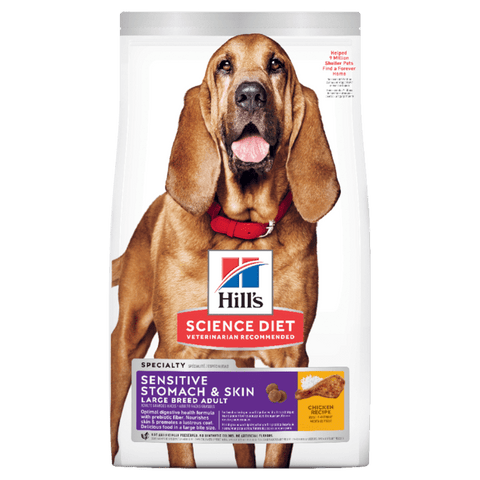 Hills Science Diet Dog Adult Sensitive Stomach & Skin Large Breed 13.6kg