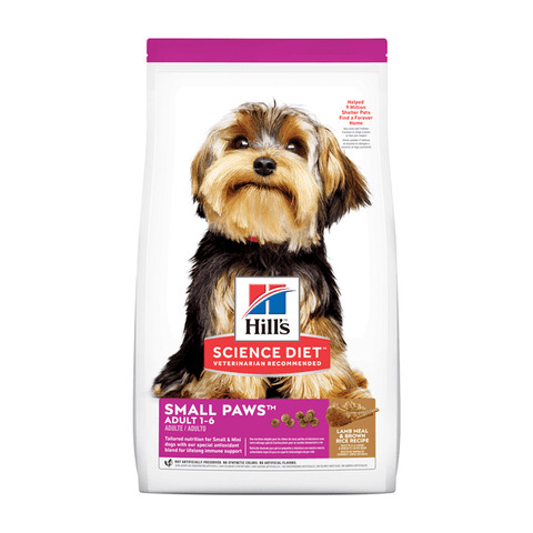 Hills Science Diet Dog Adult Small Paws Lamb & Rice 2.04kg