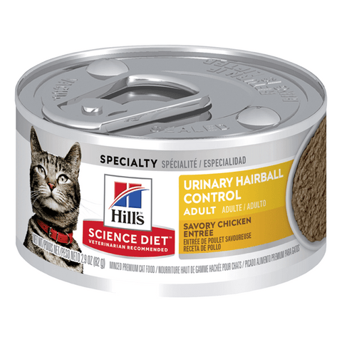 Upmarket Pets | Hills Science Diet Cat Adult Urinary Hairball Control Canned Cat Food 82g