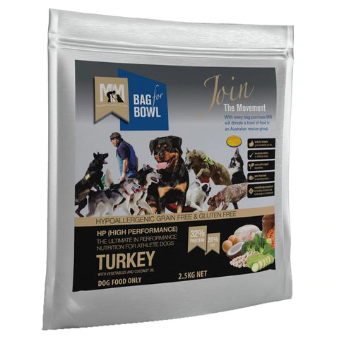 MFM Dog Turkey HIGH PERF Holistic Grain&GF 9kg