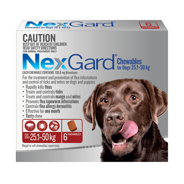 Nexgard Chews Large Dog 25.1 - 50kg