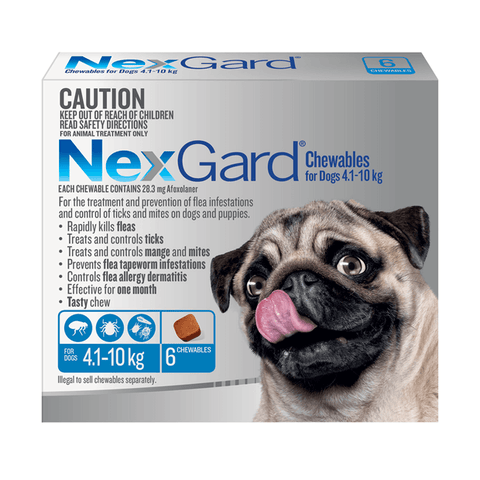 Nexgard Chews Small Dog 4.1 - 10kg