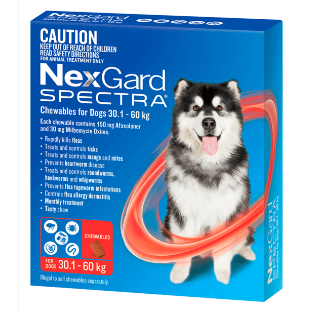 NexGard Spectra 30 - 60kg Red