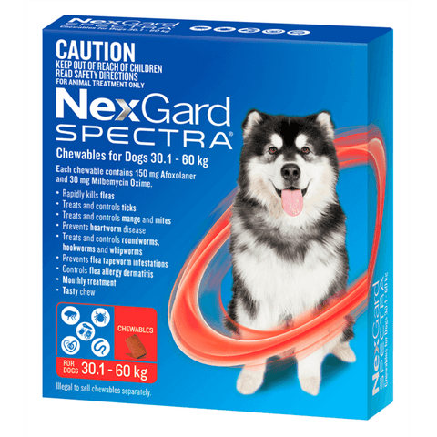 NexGard Spectra 30 - 60kg Red