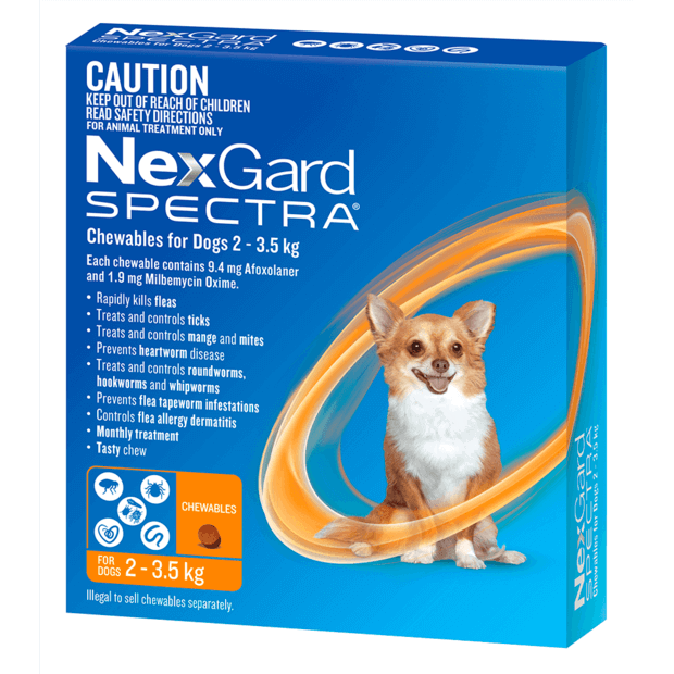 NexGard Spectra 2 - 3.5kg Orange