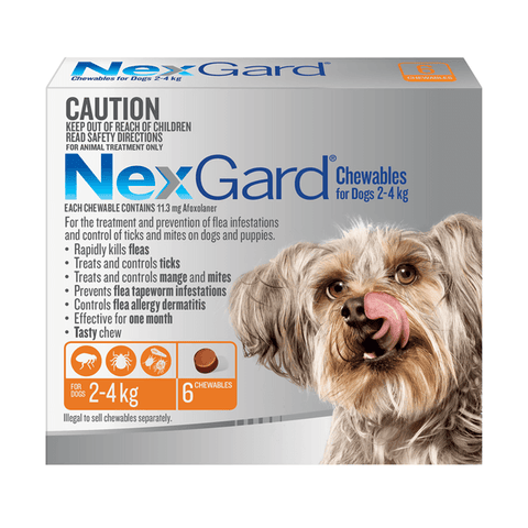 Nexgard Chews Very Small Dog 2 - 4kg