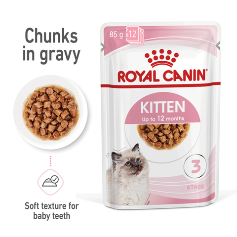 Royal Canin Kitten Instinctive Gravy Pouch 85g