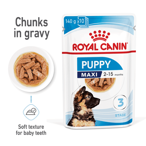 Royal Canin CCN Maxi Puppy Pouch 140g