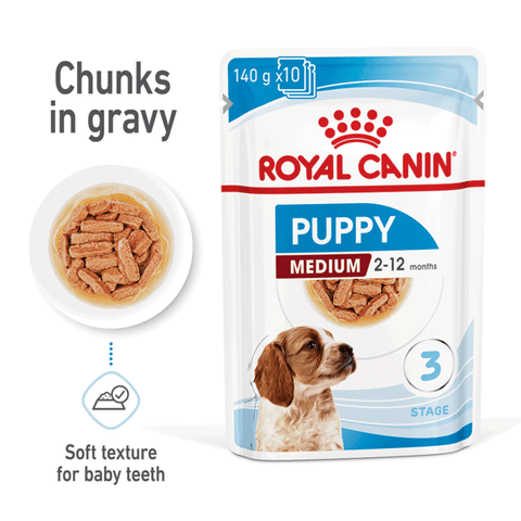 Royal Canin CCN Medium Puppy Pouch 140g