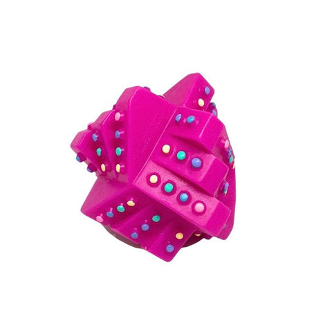 MyBestFriend Squeaky Twister Dice Dog Toy