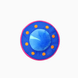 HugSmart Fuzzy Friends Dog Toy Space UFO