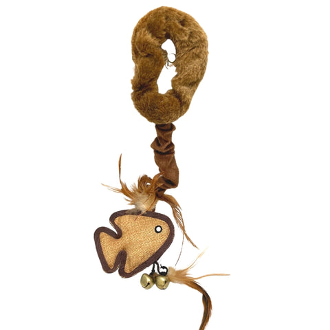 Envipets Natural Cat Toy with Bungee