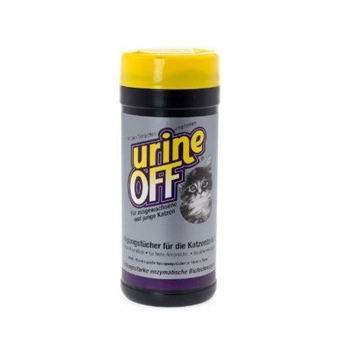 Urine Off Cat & Kitten Litter Box Wipes