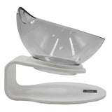 ZEEZ Single Elevated Tilted Cat Bowl